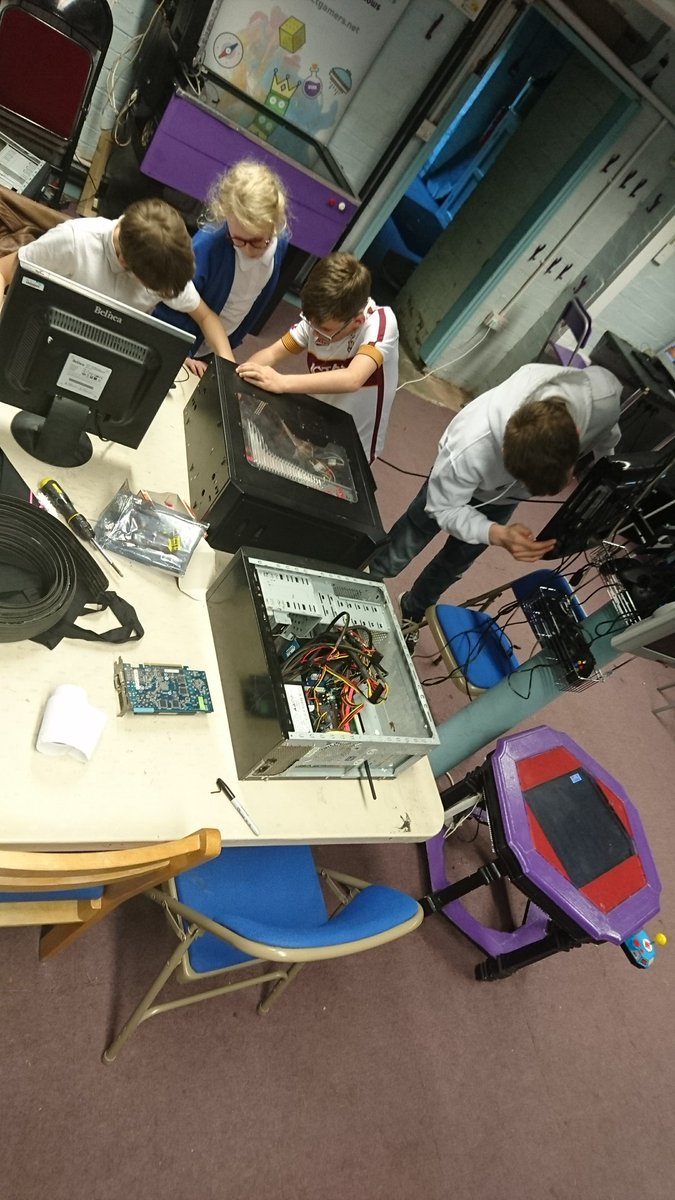 Impact Gamers are expanding the options during after school sessions, not just coding, some PC hardware repairs and hopefully some board gaming to follow soon. All great ways to invest into young people.