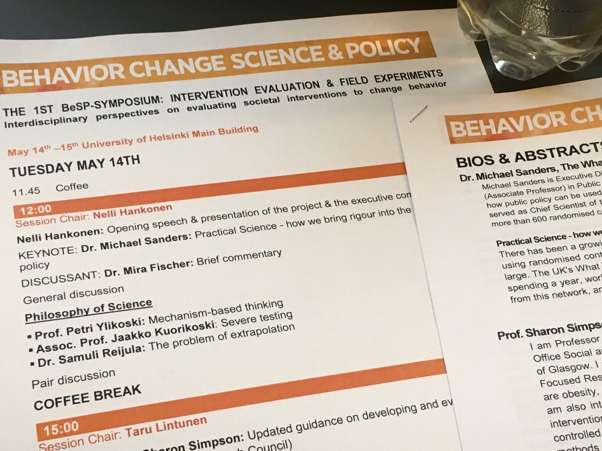 mariannesipila's tweet image. Marvellous symposium started at the University of Helsinki. Great speakers #bespfin #behaviorchange #societalinterventions