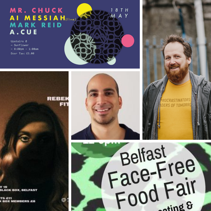 CQBelfast's tweet photo. Think the CQ's gonna be quiet now #CQAF19 and #foolsfest is over? Think again! Click to find out What's On This Week in #CQBelfast https://t.co/3TVoQjwy40 https://t.co/NkJtwjOWmp