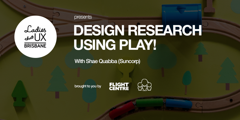 ladiesthatuxBNE's tweet photo. We're excited to have Shae Quabba @sparqua from @Suncorp presenting a different perspective on Design Research where she uses everyday objects &amp; games to better understand her audience. Join us Wednesday 22nd May from 5:30pm @flightcentreAU HQ Southbank! https://t.co/2LUn6R3EDD https://t.co/0s13b85xJV