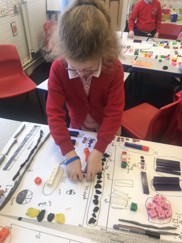 NewfoldYear4's tweet photo. A busy morning making our own Maths Museums! #fractions #practicalmathematics https://t.co/gysRM1EzsK