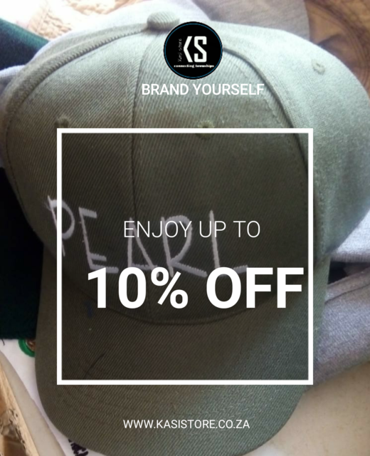 CTownships's tweet photo. EMBROIDER YOUR CAP for R70.00

Offer valid until 13:00

Choose the colour of the cap 

WhatsApp us at 081 832 5553
DM us
Or email us at hello@kasistore.co.za 

We deliver nationwide https://t.co/2wL0N9mfAm