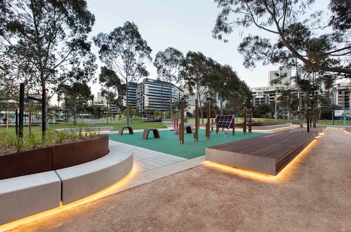 laud8's tweet image. CLEC Site, Docklands Park-Stage 2 by MALA studio #melbourne #australia #landscape #architecture #urban #design #laud8 #project #outdoor #green #public #space #sports #enjoy