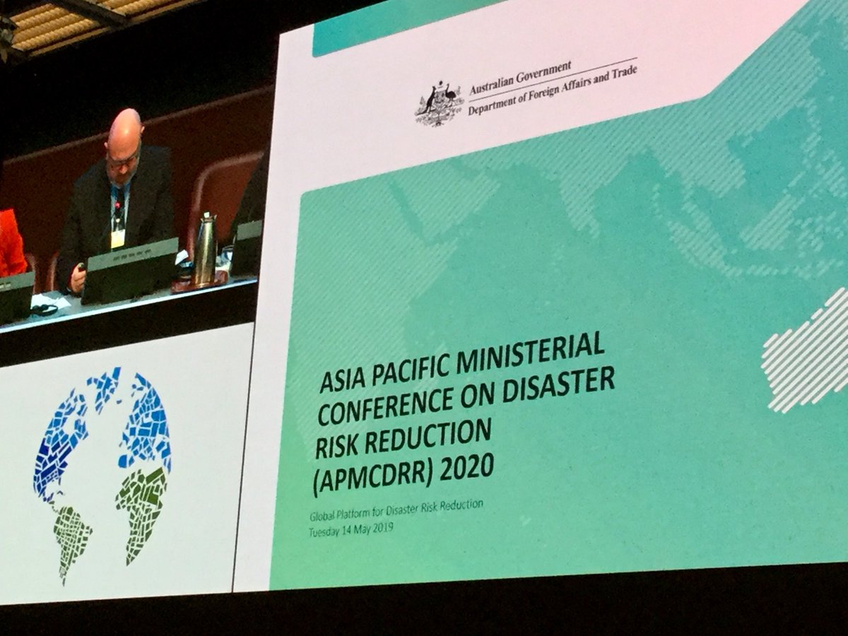 manu_seeds's tweet photo. Subtle but important change! AMCDRR becomes APMCDRR embracing now the Pacific! Looking forward to Brisbane, 2020 #GP2019Geneva #GPDRR2019 https://t.co/o7lIm3nS65