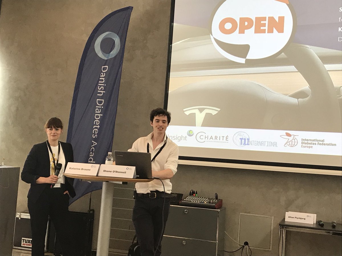 Katarina Braune and Shane O’Donell at the Symposium Diabetes -Do it Yourself Movement
#DiyDDA19  #Danishdiabetesacademy