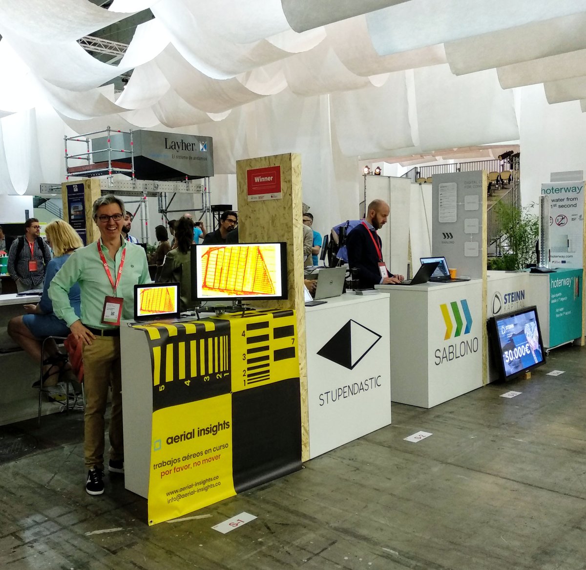 Aerial Insights (@aerial_insights) on Twitter photo Así luce nuestro stand en <a href="/ConstrumatBCN/">Construmat</a>. Recordad que nos podéis encontrar en el stand S1 de la Startup Village. Os esperamos! #BBConstrumat 😜 Así luce nuestro stand en <a href="/ConstrumatBCN/">Construmat</a>. Recordad que nos podéis encontrar en el stand S1 de la Startup Village. Os esperamos! #BBConstrumat 😜