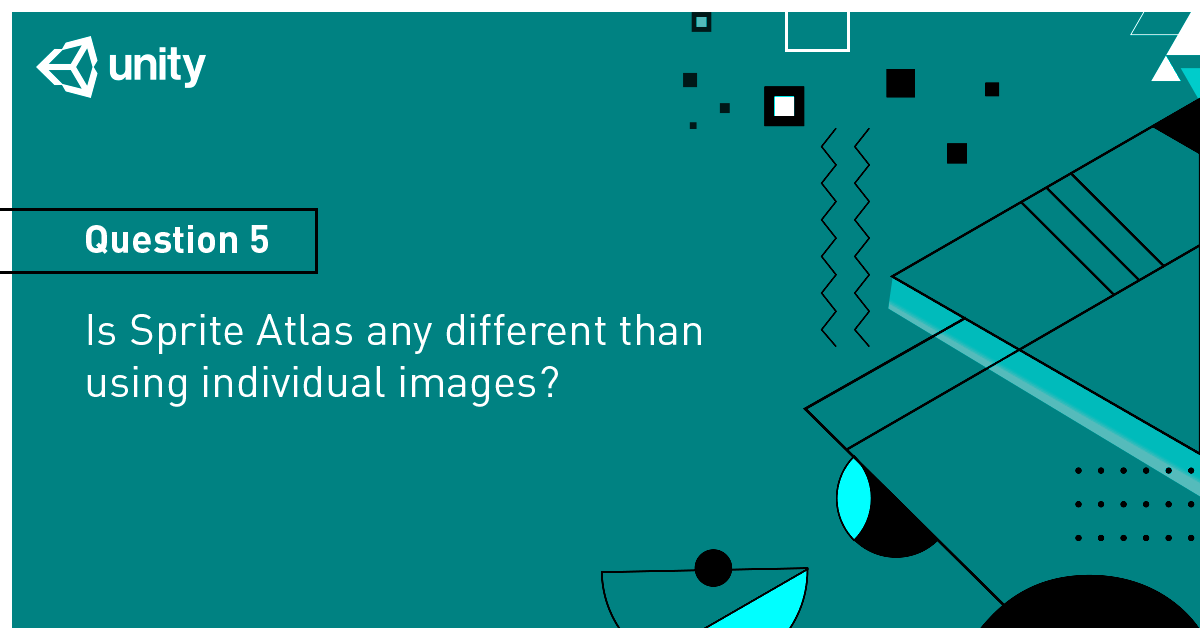 Unity3DIndia's tweet photo. Question 5 is now live- ‘Is Sprite Atlas any different than using individual images?’ Participate in the live #TwitterChat session with Madhur Gupta (@GuptMad) by using #UnityThinkTank.
#Unity3D #IndieDev #GameDev https://t.co/AkRPBNpxrr