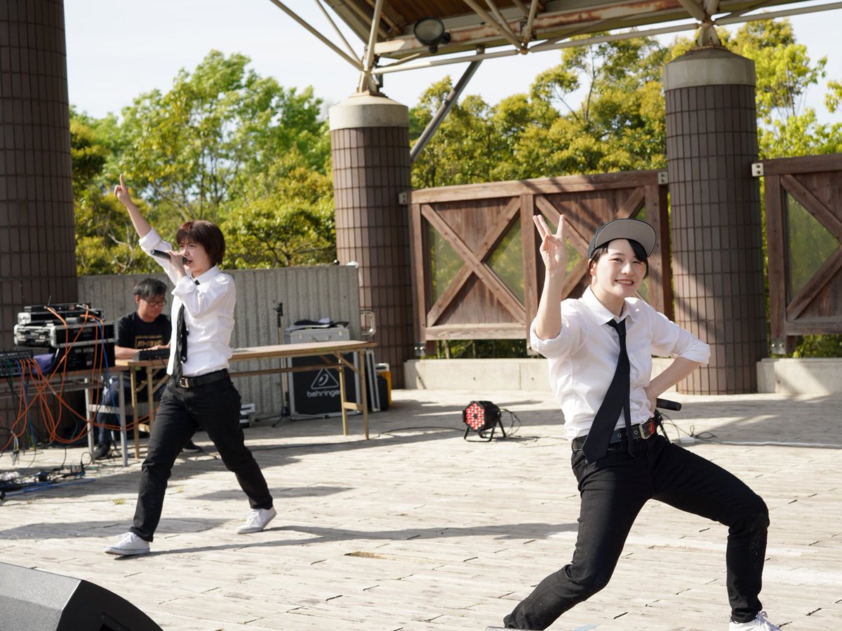 Alfa_seven3's tweet image. 2019.5.5 福井アイドルパークinあわら
※まおさんの号令により撮禁解除
＃HIP2
＃せのしすたぁ