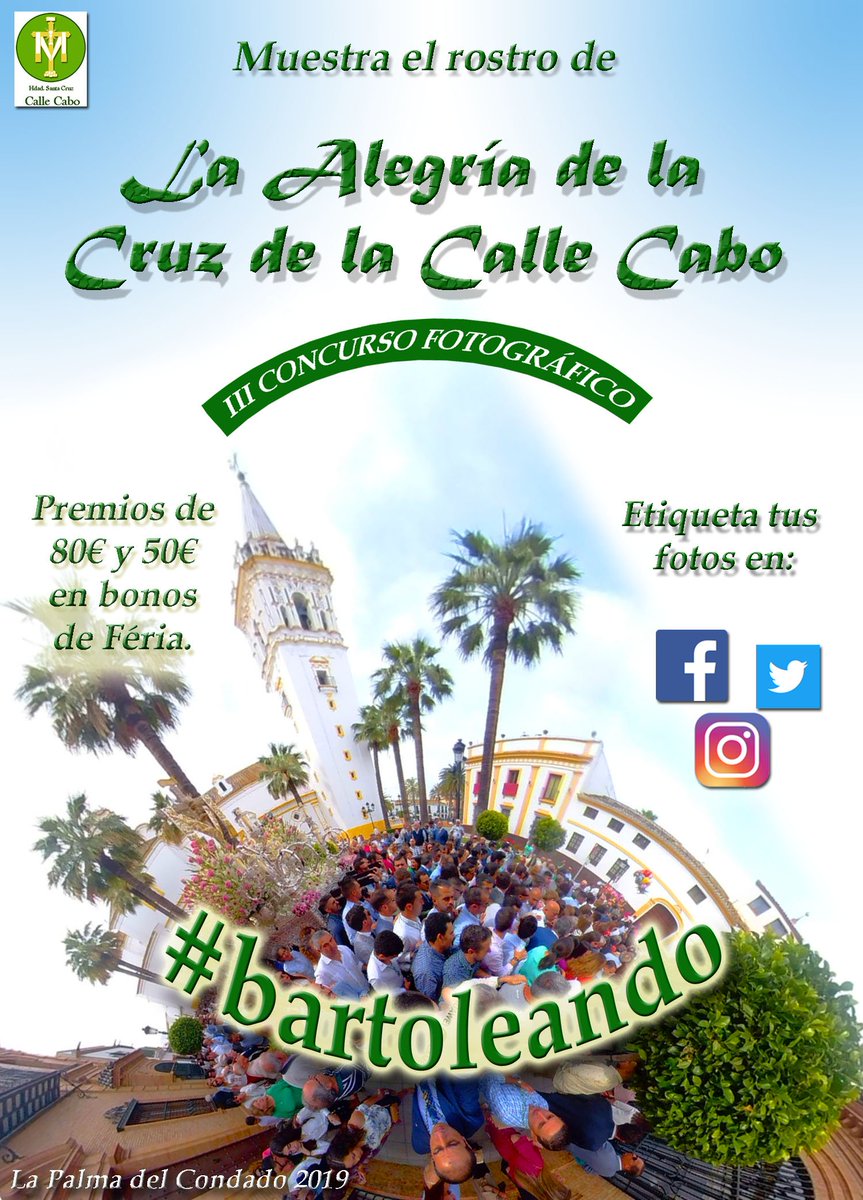 CalleCabo's tweet photo. Vuelve por tercer año consecutivo #bartoleando. Sube tus fotos durante nuestras fiestas, tus mejores momentos, se puntuará tu originalidad. Vamos a bartolear #bartoleando https://t.co/IiP8InpgfJ