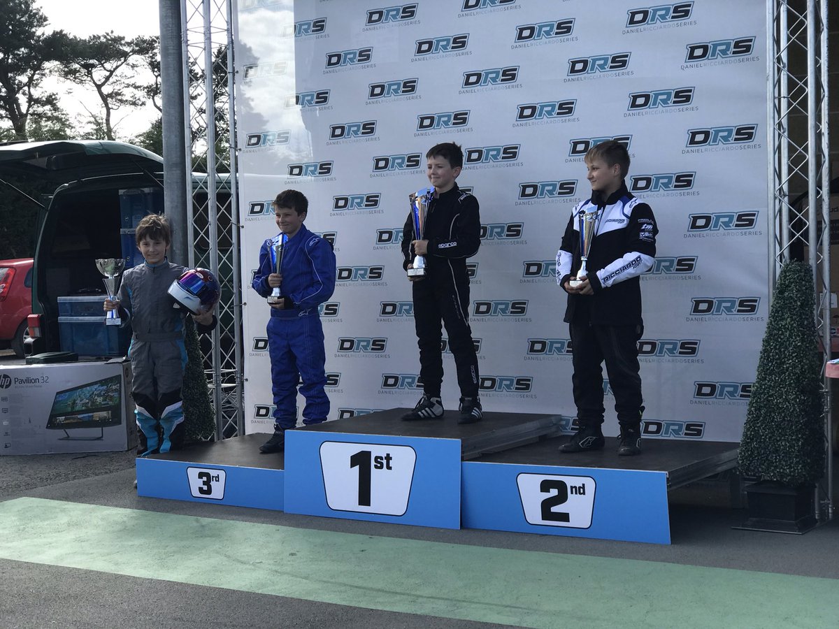ArchieHeron's tweet photo. Round 2 @ricciardoseries @gygkarting had my first ever podium 2nd , what a lovely place to get it , lovely track and a great series , roll on round 3 just hope I can keep momentum going . https://t.co/yfxIXnK1cx