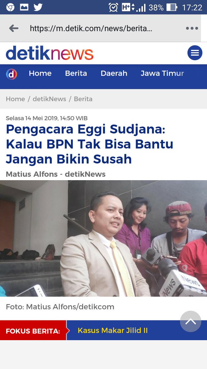 bedeserectus's tweet photo. "Terus selanjutnya saya minta kepada tim BPN kalau seumpama tidak bisa membantu, tolong jangan buat kita susah. Gitu aja," . #TerimakasihPolri https://t.co/q2pOBYS17o