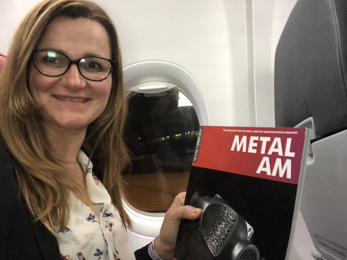 AnnaParadowska1's tweet photo. I’ve fantastic day at #Unlimit3d conference @AMHub_AMTIL #NMW19! It was great to share my experience & discuss application of neutron & synchrotron scattering techniques for #AdditiveManufacturing industry. Somhow I still don’t have enough of #AM😉 lucky I get myself a nice read https://t.co/v57A3FvWWX
