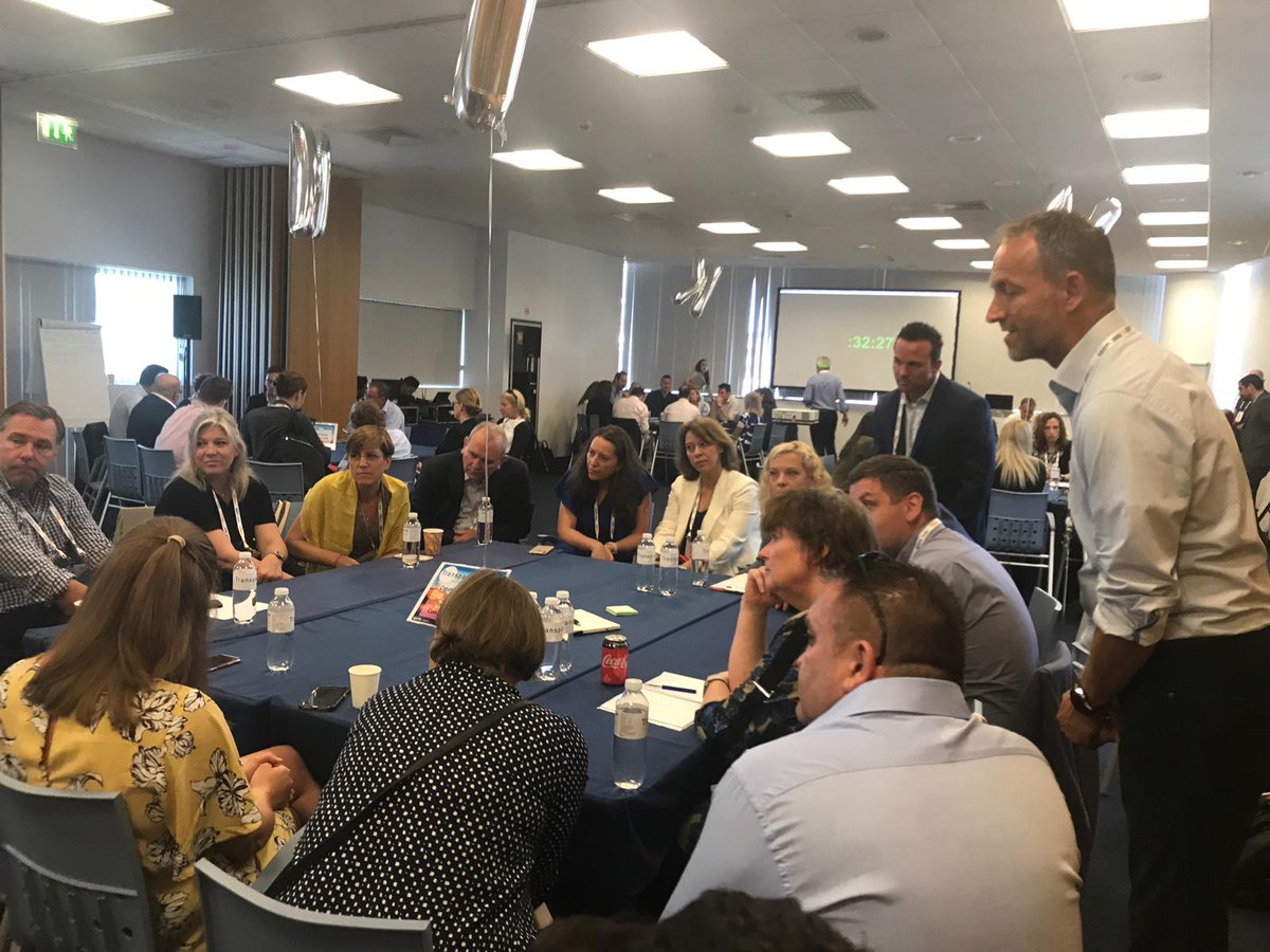 Our breakout session is well on its way! Interesting discussions on #ContinuousImprovement in #SharedServiceCenters 
#ssow19  #Lisbon