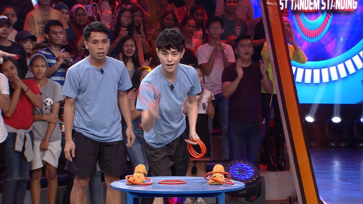 MinutePHL's tweet photo. 🔵 Fumiya and Yamyam, NAUNA KAYO!! 💥🙌🏼 Kayo ang unang Last Tandem Standing!! ✨

#MTWILastTandemStanding https://t.co/mJZhIxlPGs