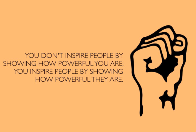 mraspinall's tweet photo. You don't inspire people by showing how powerful you are; you inspire people by showing how powerful they are.

- Alexander den Heijer https://t.co/iifwPKB8wB