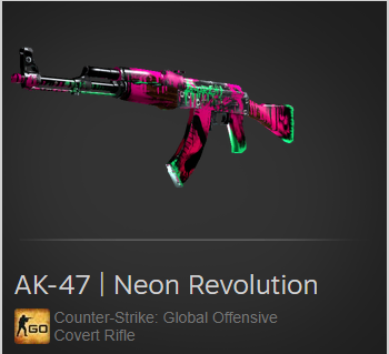 VLADOPARD's tweet photo. AK-47 | Neon Revolution
Ends in 4 days
RT &amp; FOLLOW <3
Tag 2 Friends 
Enter here: https://t.co/BQlcyed60k https://t.co/J5Qtrri5fz