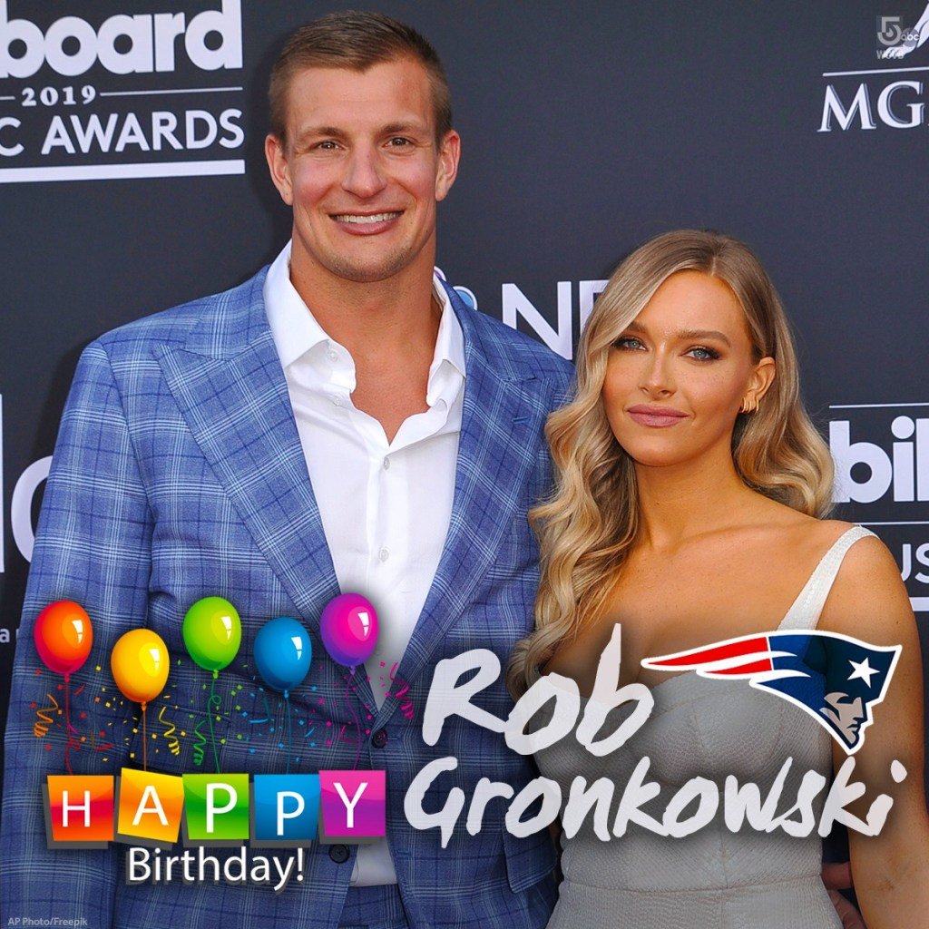 Happy 30th birthday to now-retired Patriots fan favorite Rob Gronkowski -Gronk. 