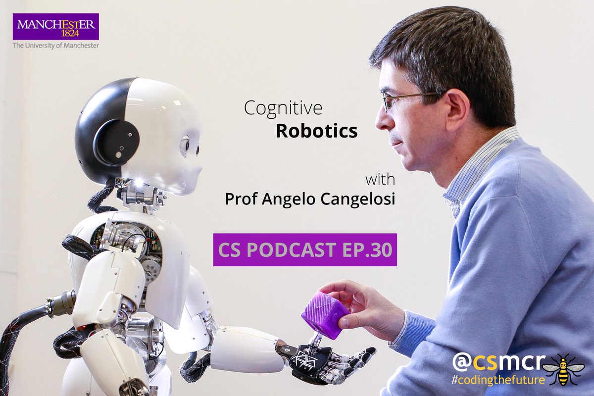 csmcr's tweet photo. Tune in to our latest #cspodcast - EP.30 with Prof Angelo Cangelosi from the @corolab_UoM @csmcr.. talking #CognitiveRobotics and the future of #RoboticLearning https://t.co/gd5N98FHdV https://t.co/DE8hYa2JBL