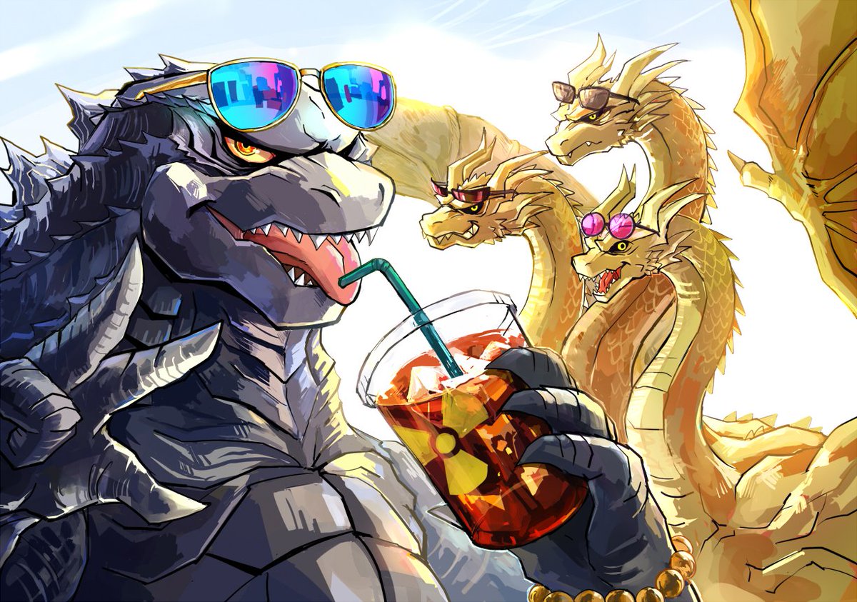 sunglasses drinking straw sharp teeth teeth no humans open mouth cup  illustration images