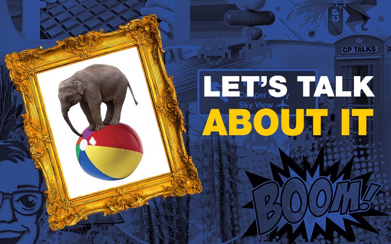 Cooper_Parry's tweet image. THE ELEPHANT ROOM 🐘 💬
1 in 4 people in the UK will experience a mental health problem. We’d like to try and change that: for #MentalHealthAwarenessWeek we’re taking the opportunity to start the conversation. Together we can break the stigma – so let’s talk.
#GETLOUD #MHAW19