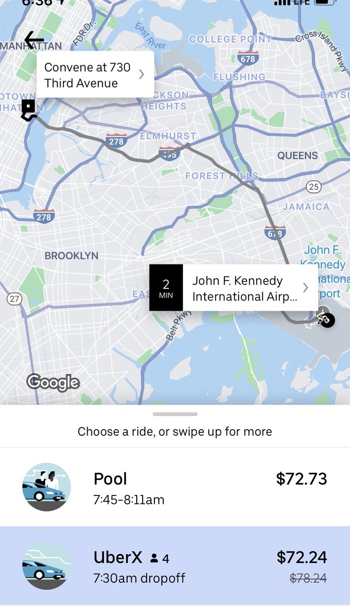 jburkejburke's tweet image. Thank you @Uber for offering me the oppty to share the back seat of a Prius with other travelers for more time for an added cost #uberBug