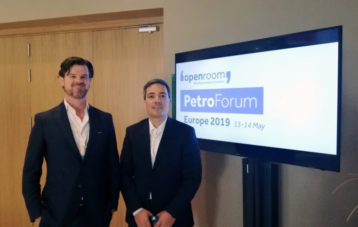 petrotec_group's tweet photo. Mário Pereira (CCO) and Miguel Silva (CBDO) of Petrotec Group are in Sitges, Barcelona, for another @PetroForum Europe. Two exciting days networking with premier fuel retailers and presenting Petrotec Group’s latest solutions. #petrotec #petrotecgroup #PetroForum #openroomevents https://t.co/x050pbmpzs