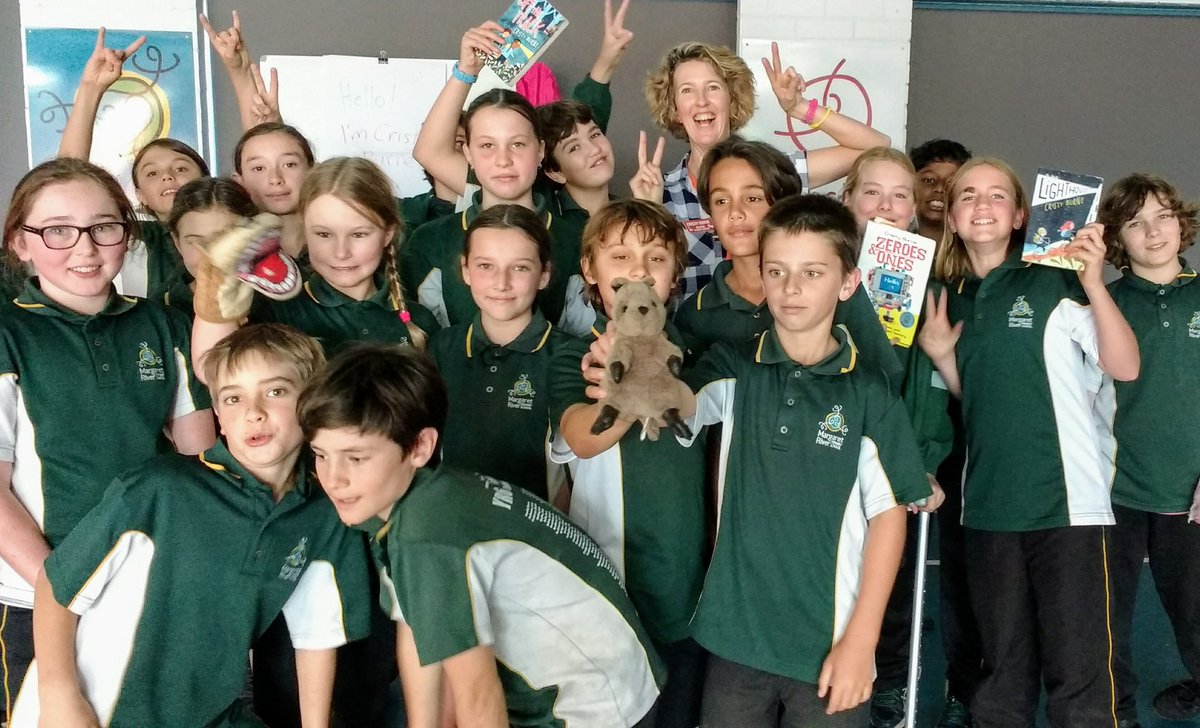 CristyBurne's tweet photo. Thankyou Margaret River Primary School for a super two days! #MRRW #authorlife #authorvisit https://t.co/WxdLNKDUB8
