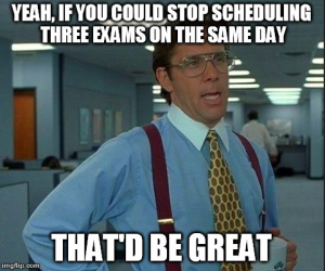 cloudstudentuk's tweet photo. Lecturers definitely do this on purpose!
Good luck to everyone who has multiple exams in one day!
.
#StudentAccommodation #CloudStudentHomes #Liverpool #UniOfLiverpool #LiverpoolHope #LJMU #Leeds #UniOfLeeds #LeedsBeckett #Chester #UniOfChester #Exams #Revision #UniLife https://t.co/8ktVgtm170