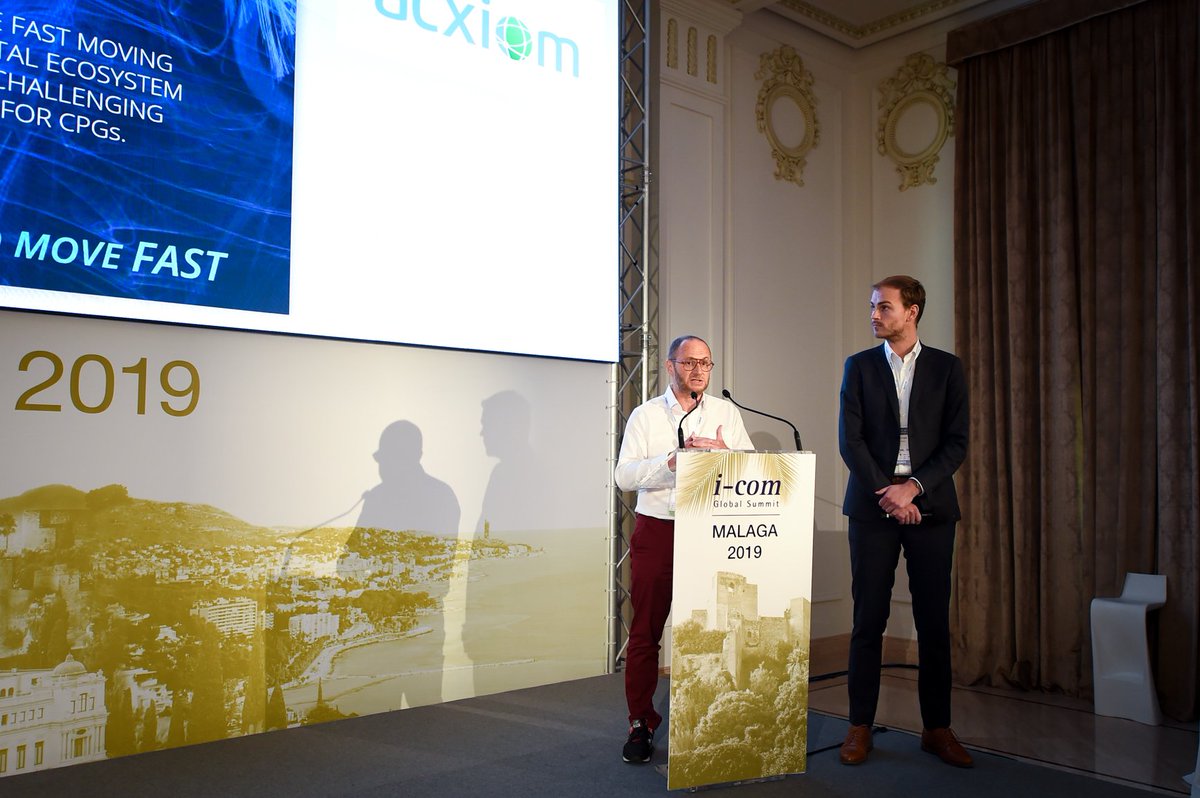 .<a href="/FredJoseph_UKFR/">Frederic Joseph</a> and <a href="/GllmLgr/">Gllm</a> <a href="/Artefact_Global/">Artefact</a> presenting as <a href="/icomglobal/">icomglobal</a> #DataCreativity #Awards finalist | Ecosystem partners: <a href="/Dialogflow/">Dialogflow</a> <a href="/messenger/">Messenger</a> @applydia #icom19