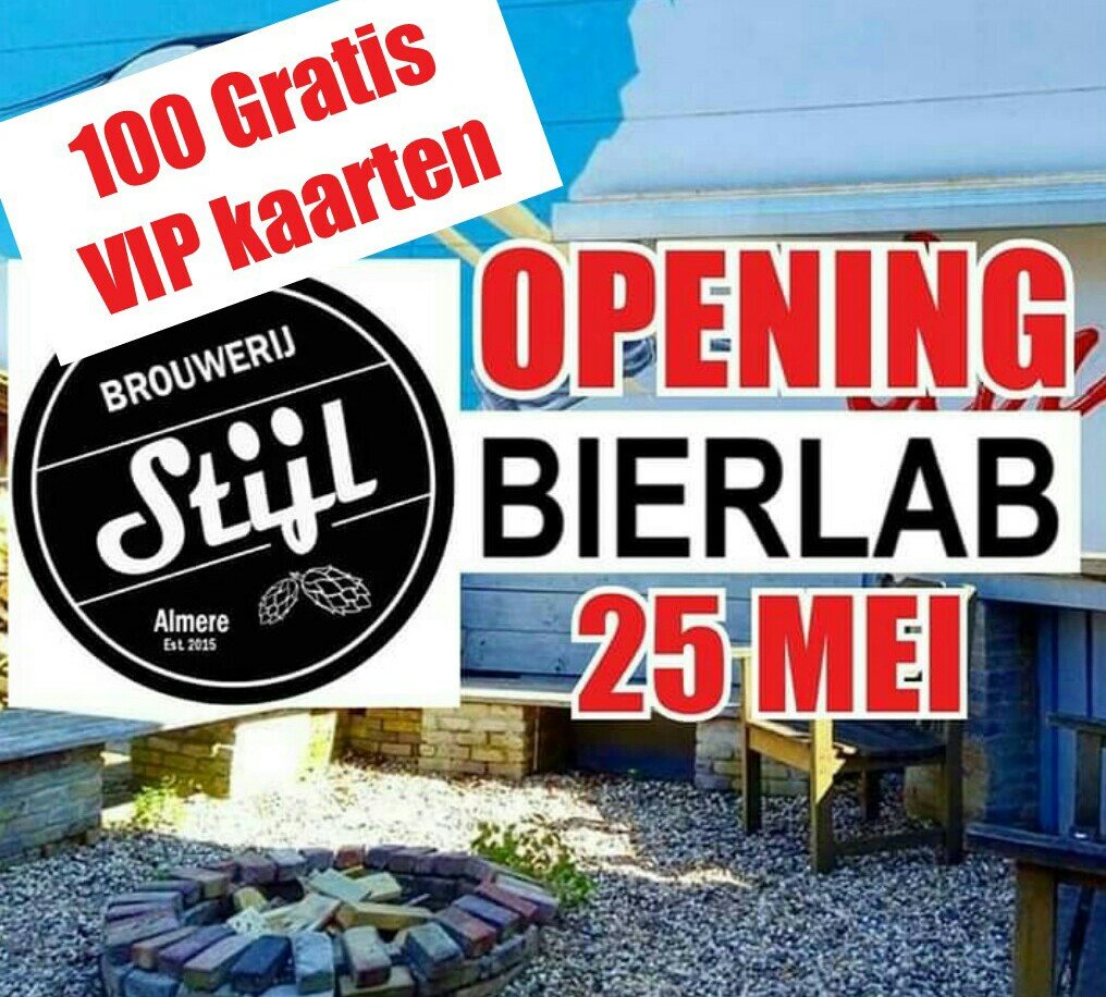 Scoor nu je gratis VIP kaart voor de Opening van het Stijl Bierlab!
Als VIP krijg je een biertje op onze kosten.
25 mei van 12.00-17.00

eventbrite.nl/e/tickets-open… 

#opening #vip #gratis #bierlab #brouwerij #stijl #speciaalbier #bier #weeknlbier