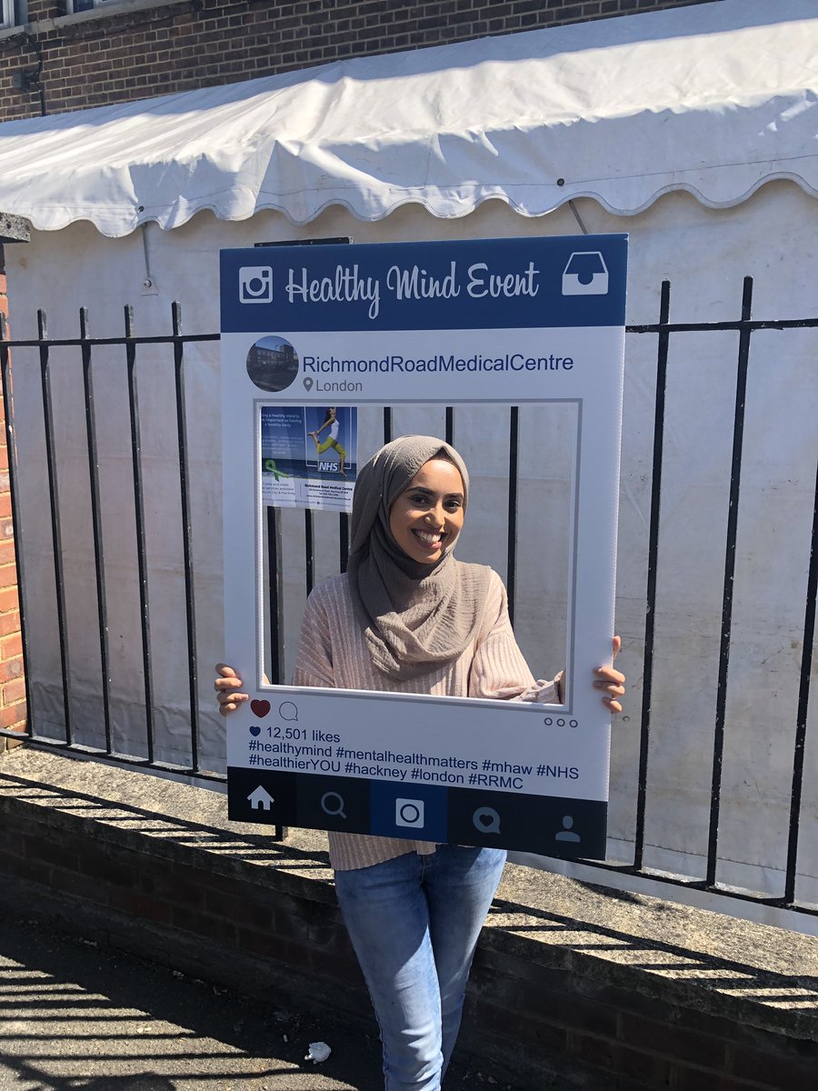 RichmondroadMC's tweet photo. The Healthy Mind Instagram Board has arrived!! Looking forward to taking the #exhibitor pictures with this tomorrow! #mhaw19 #RRMC #healthymindevent #instaboard https://t.co/IQg2NeywiM