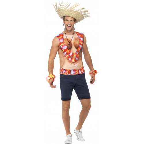 Say Aloha with this hilarious coconut boobs and flower necklace vest! Perfect for that summer BBQ or stag do party!  come see us in store 0300 030 9906

#stagdo #hendo #party #fun  #stagweekend #summer #love #stagparty #bachelorparty #grouptravel #stag #partyideas