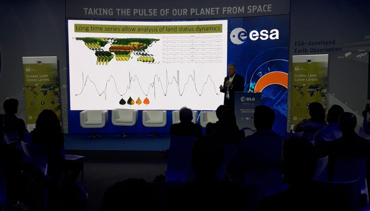 VITO_RS_'s tweet photo. NEWS: @CopernicusEU Global Land Team LIVE at #LPS19 excited to announce the new #landcover maps.

Discover everything you need to know about the maps and the new viewer at https://t.co/jLyyng8QoY

Congrats to the entire team for the hard work! 👏
@EU_ScienceHub @IIASAVienna @WUR https://t.co/wteh3PaZh2