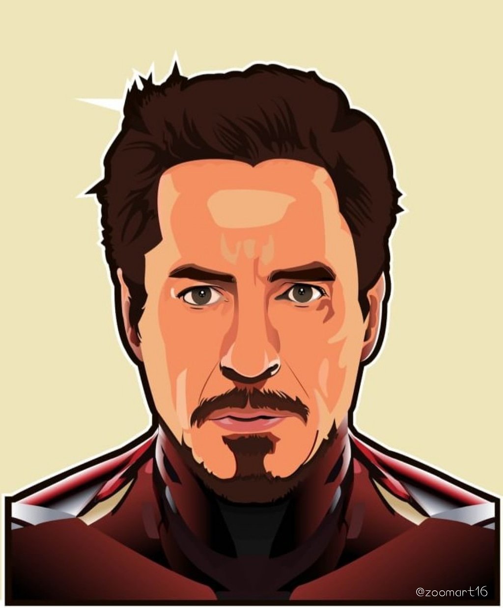 Tony Stark sketch portrait art Robert tony stark beard HD phone  wallpaper  Pxfuel