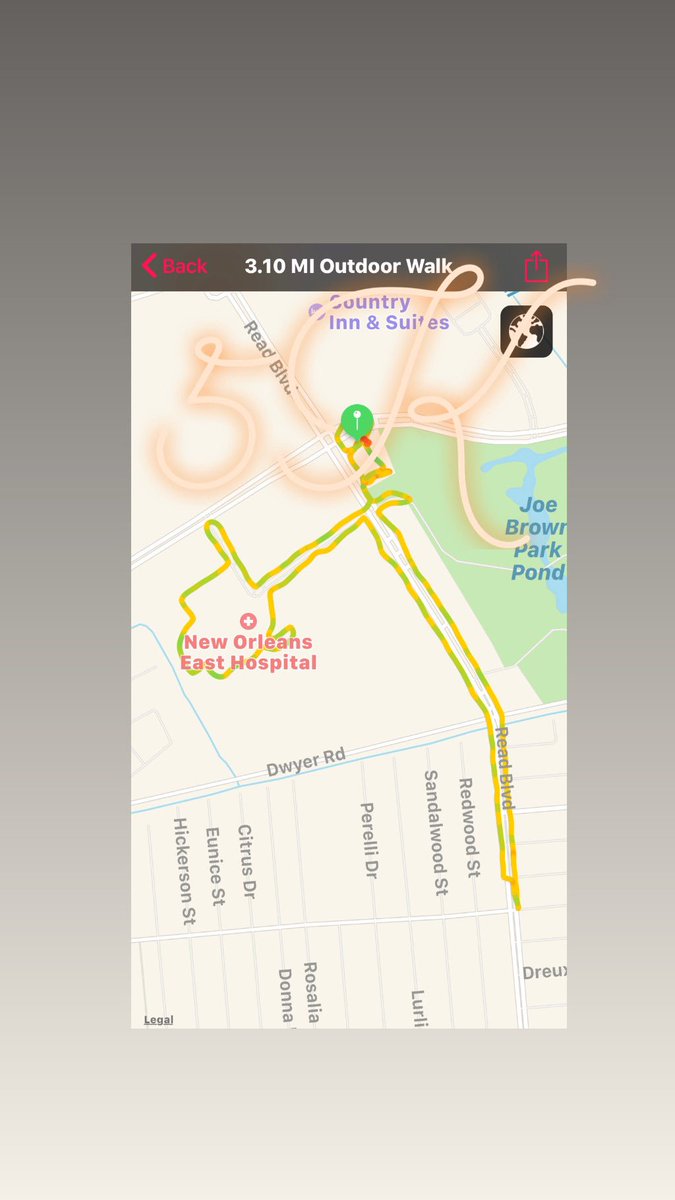 geauxnatural's tweet photo. Sunrise Trekking is a GREAT start to your day! 🌅👟
#TeamSunrise
#530am5K
#10WeekWalkingChallenge
#Week5
#Day2
#UltimateTrekker
#Day314
#MovingWithTheMayor
#GotToKeepMoving
#girltrek
#nolatreks
💙💛🧡 https://t.co/oUK9rHghzG