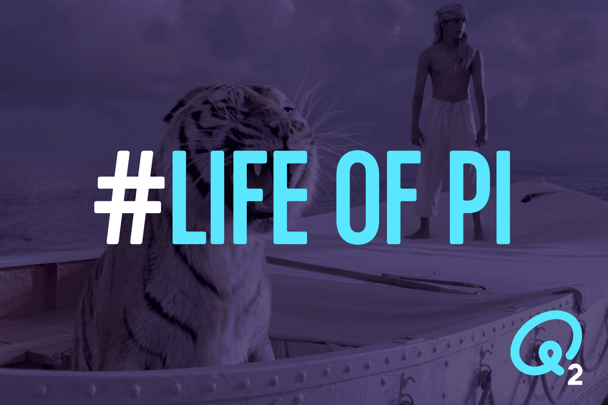 Een overlevingsstrijd in de film Life of Pi, vanavond om 20.35 bij Q2! 🐯📺