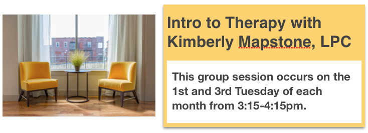 MetroHealthPGH's tweet photo. Today, we have our first Intro to Therapy Group with Kimberly Mapstone, LPC. This group would be especially helpful to those waiting to be placed in our individual therapy program or if you are considering receiving individual therapy. https://t.co/RZuqTukw5W