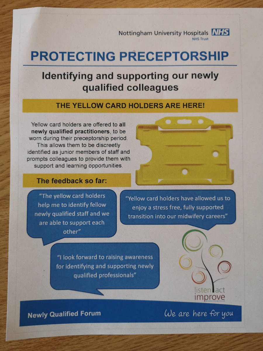 Don't forget to say hi to our Newly Qualified staff members. If in doubt look for the yellow card holders! #NewlyQualifiedForum #TeamNUH