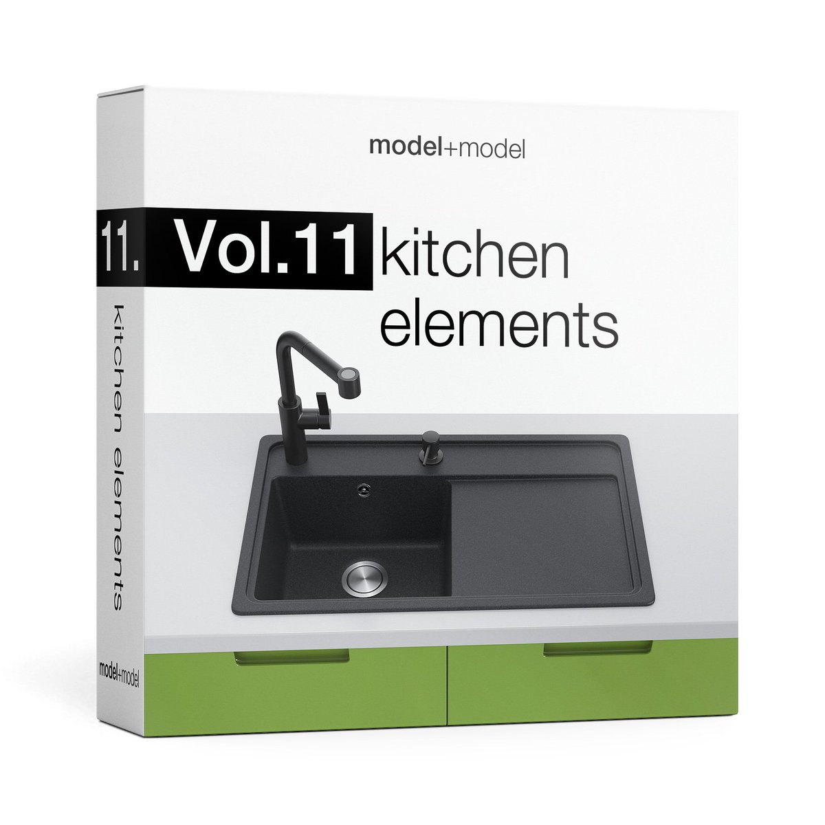 modelplusmodel's tweet image. New volume is finally here!
Over 230 models in 20 sets. Cabinet handles, cabinets with fronts, sinks, taps, soap dispensers.
3ds Max and Cinema 4D with V-Ray, Corona and native materials.