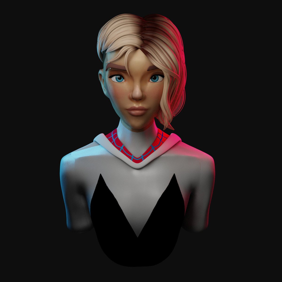 Gwen 3d. Gwen model. Гвен стейси в школе. Гвен теннисон 3д. Gwen model.