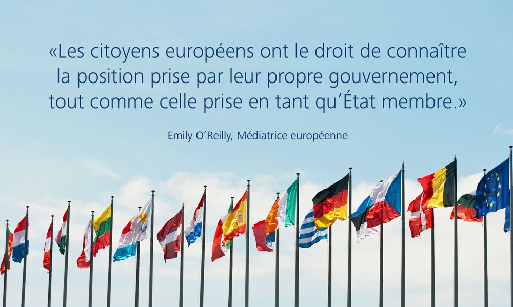 EUombudsman's tweet photo. #EOpress- Triple enquête de la Médiatrice : opacité du processus décisionnel des gouvernements nationaux au niveau de l’UE https://t.co/gKdN3BGg51 https://t.co/o2uH9indXG