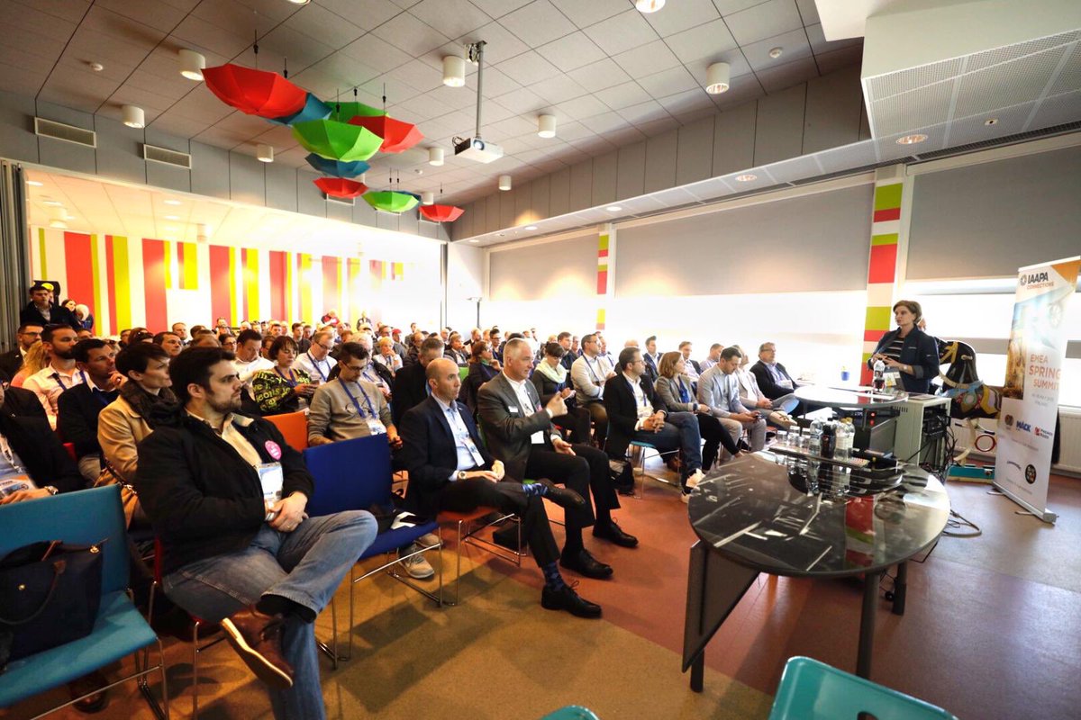 IAAPAEMEA's tweet photo. First amazing stop of a SOLD-OUT  #iaapaspringsummit 2019 organized by @IAAPAEMEA - Thank you @Linnanmakifi. Great guests. Great speakers. Great sponsors👌🏼 https://t.co/SexI9Z7G1z