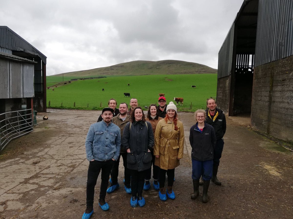 HawksmoorEDI's tweet photo. A couple of weeks back, some of the team went our to Wishaw &amp; Biggar to visit some of the amazing farms who work with @MacDuffBeef to supply our incredible beef... The team learned about all aspects from the feed used for the cattle to the dry-ageing process... #locallysourced https://t.co/T2OIS1aouD