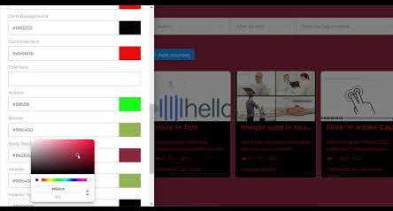 CoursePortfolio's tweet image. Brief overview of customizing the colors of your portfolio. ow.ly/uoe250uatG3 #elearning #edtech #AdobeCaptivate #Lectora #ArticulateStoryline