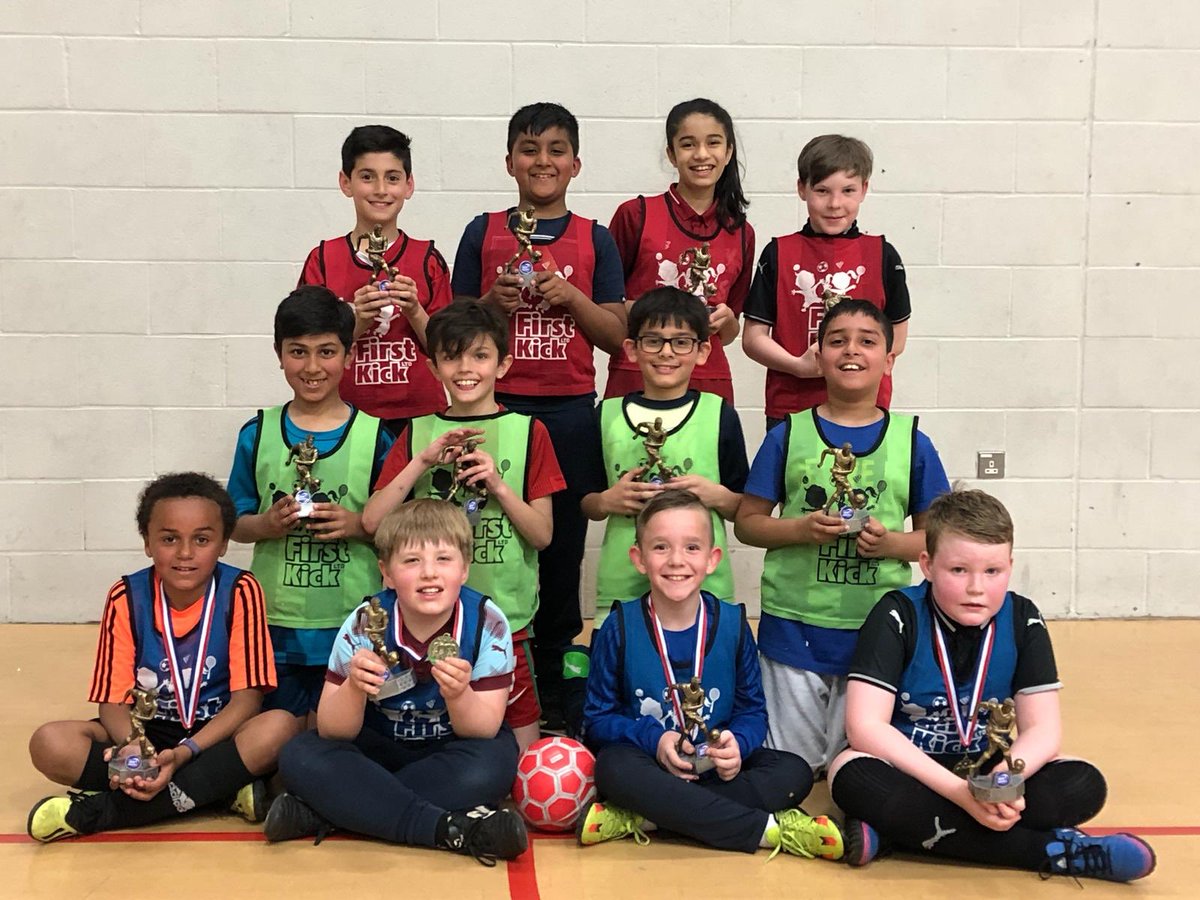 first_kick's tweet photo. Tournament week @ Burnley ⚽️🏆 Congratulation to all of our winners👏🏻 Fantastic to see so many re-enrolling onto the new cours😆 #firstkick #firstkickfootball #winners https://t.co/dF7Ess5o9x