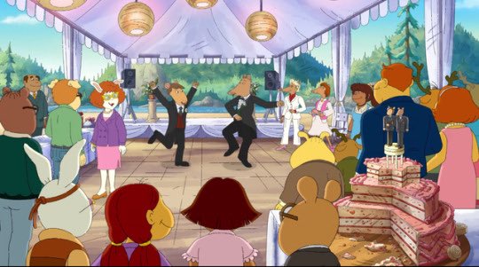 AliRobillard's tweet image. YOU GUYS, Mr. Ratburn is officially out and proud and got to marry his husband on the show’s 22nd season premiere. This is the wholesome quality content we’ve needed. Bravo #PBSKids. #RepresentationMatters, even in a kids cartoon.

#Arthur @PBSKIDS #LGBTQ