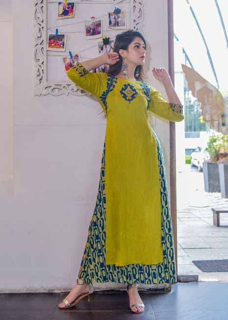 New Fashion Yellow Rayon Office Wear Kurti Design For Ladies 2020 | Kurti  designs, Fashion, New fashion