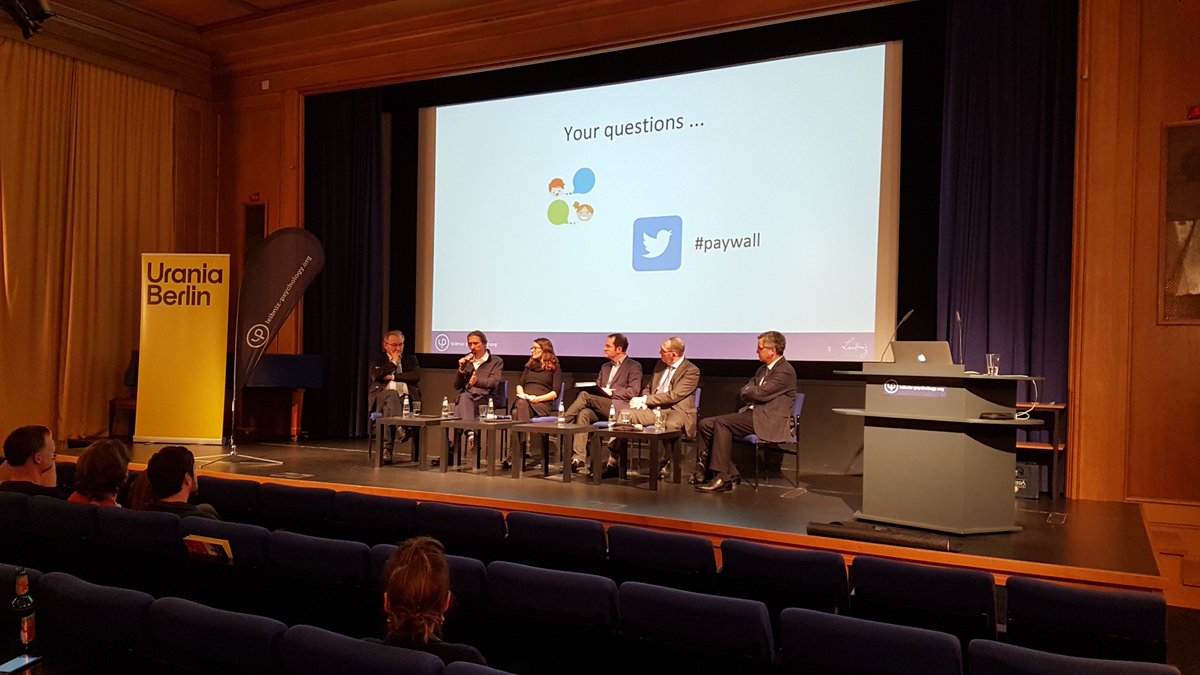 Leibniz-Institut für Psychologie (ZPID) (@zpid) on Twitter photo In the current issue of <a href="/onlinebit/">b.i.t.online</a> you'll find an article about our #paywall screening <a href="/UraniaBerlin/">Urania Berlin</a>: b-i-t-online.de/heft/2019-02-r… (only in German)
Thanks to <a href="/Pensoft/">Pensoft</a> <a href="/jason_schmitt/">Jason Schmitt</a> Steffi Pohl <a href="/prof_bosnjak/">Michael Bošnjak</a> Rafael Ball <a href="/hogrefe_publ/">Hogrefe Publishing</a> <a href="/oa2020de/">oa2020-de</a> @brembs <a href="/Protohedgehog/">Jon Tennant</a> #openscience In the current issue of <a href="/onlinebit/">b.i.t.online</a> you'll find an article about our #paywall screening <a href="/UraniaBerlin/">Urania Berlin</a>: b-i-t-online.de/heft/2019-02-r… (only in German)
Thanks to <a href="/Pensoft/">Pensoft</a> <a href="/jason_schmitt/">Jason Schmitt</a> Steffi Pohl <a href="/prof_bosnjak/">Michael Bošnjak</a> Rafael Ball <a href="/hogrefe_publ/">Hogrefe Publishing</a> <a href="/oa2020de/">oa2020-de</a> @brembs <a href="/Protohedgehog/">Jon Tennant</a> #openscience