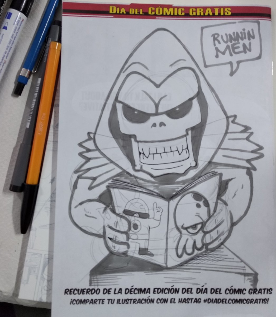 RuNNiNmeN's tweet photo. Portada para Greyhskull!
@GreyhskullOnlin #DiadelComicGratis
#comiccon #webcomiccon #NothingCanStop #Runninmen #art #illustration #drawings #Comics @DiaComicGratis https://t.co/p8LY8WPojT