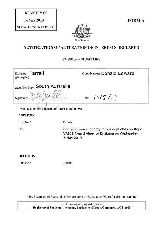 New page detected on the register of Senator the Hon Don Farrell. Help make these disclosures searchable here: burntheregister.com/project/farrel…